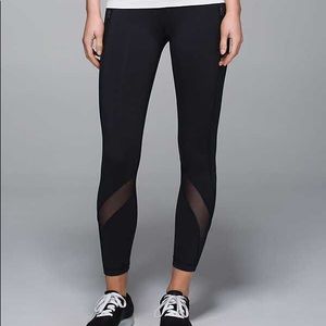 NWOT Lululemon inspire tight mesh leggings